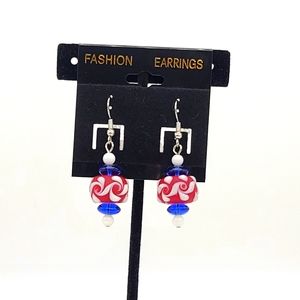 Handmade Glass Bead Earrings